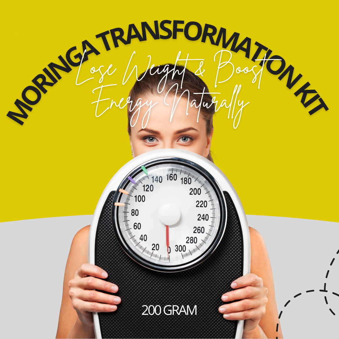 Moringa Transformation Kit- Lose Belly Fat, Boost Energy & Improve Digestion in 30 Days – Guaranteed!